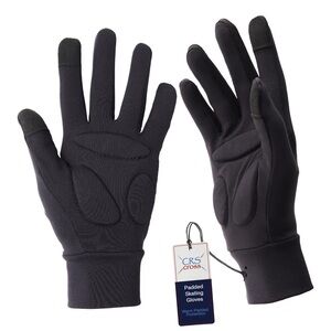 CRS Cross Padded Figure Skating Gloves in Black, never opened
